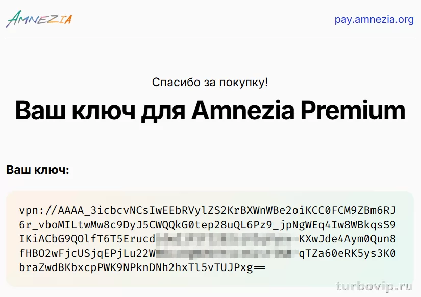 Amnezia VPN текстовый ключ vpn://: что это такое, как вставить и почему приложение его не принимает